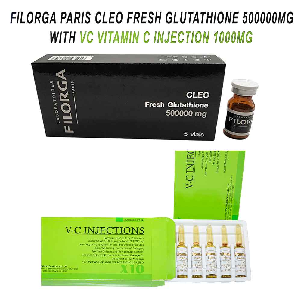 Filorga Paris Fresh 500000mg Glutathione Skin Whitening Injection