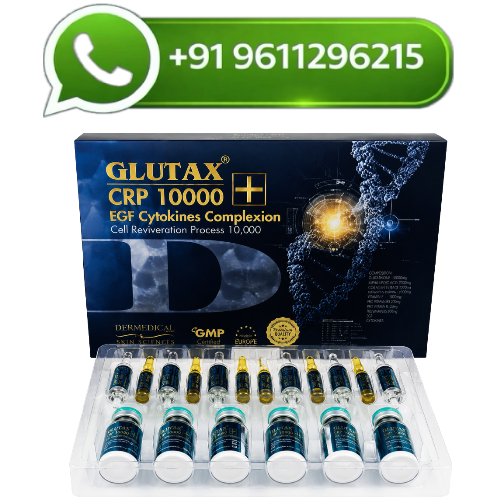 Glutax CRP 10000 EGF Cytokines Complexion