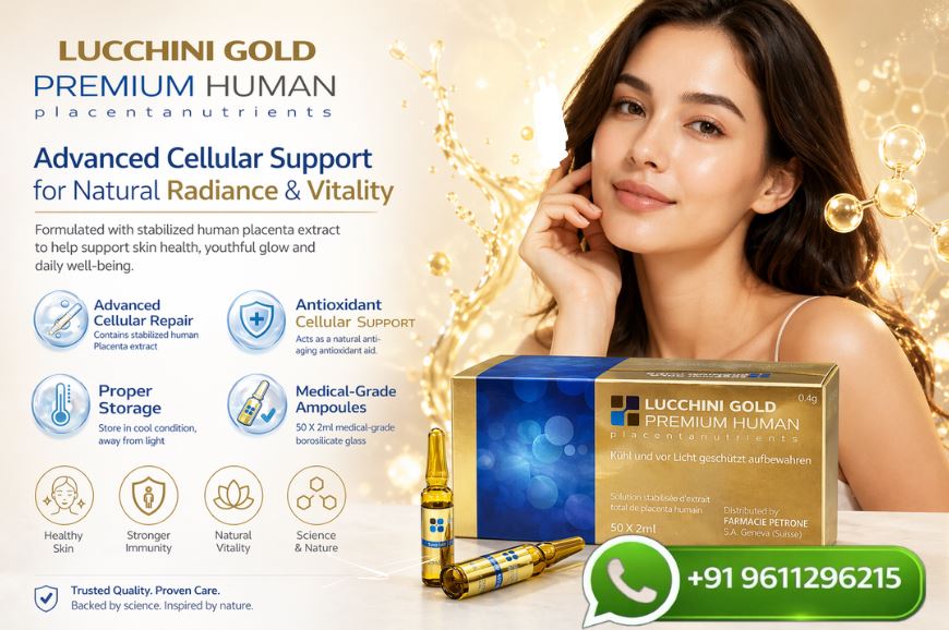 Lucchini Gold Premium Human Placenta Injection