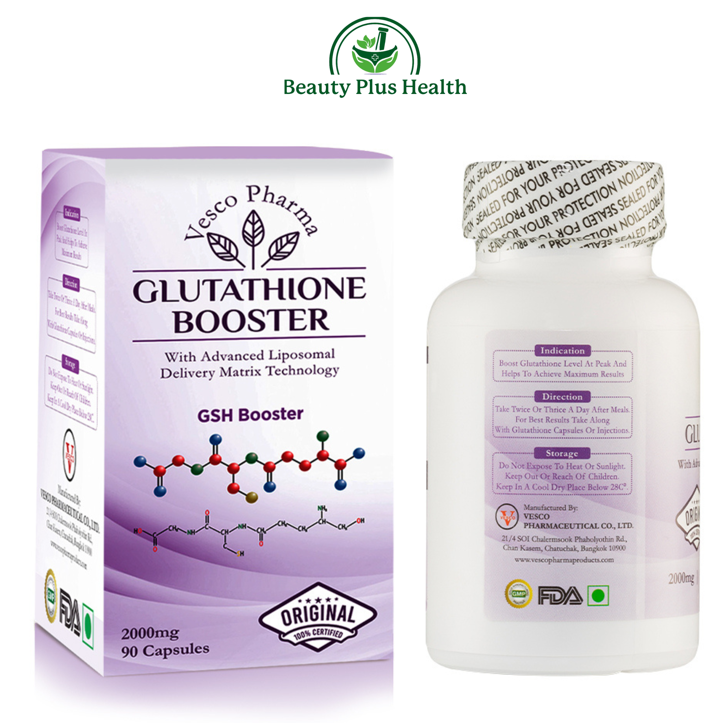 Vesco Pharma Glutathione Booster Capsules