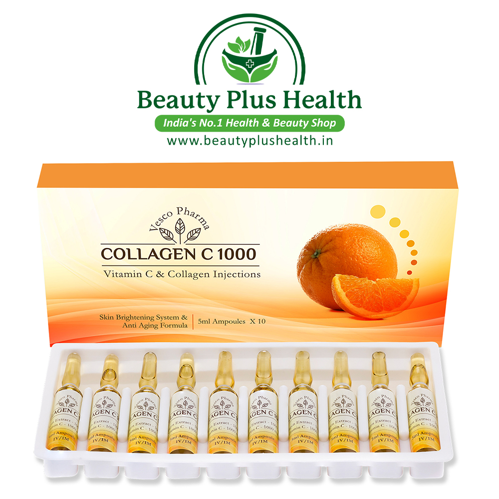 Collagen Injection By Vesco Pharma Collagen C 1000 And Vitamin C