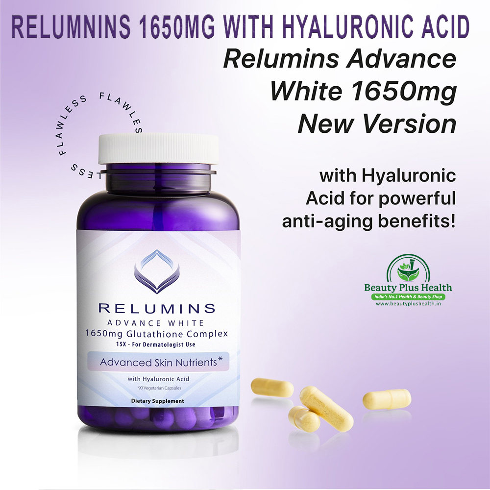 Relumins Advance White 1650mg Glutathione With Hyaluronic Acid Capsule