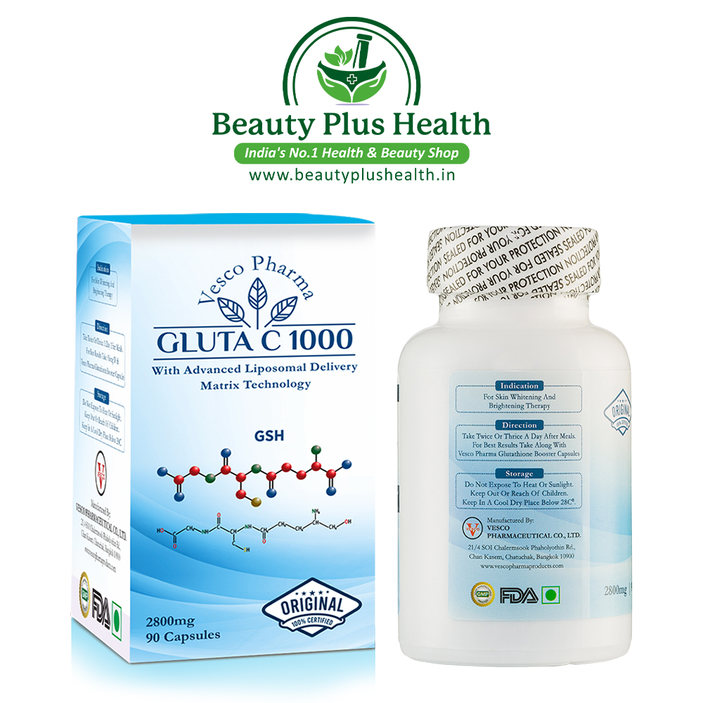 Vesco Pharma Gluta C 1000 Glutathione Capsules