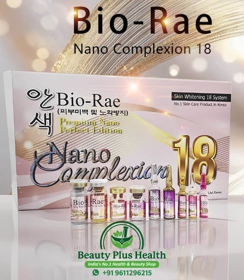 Bio Rae Nano Complexion 18 Skin Whitening Glutathione Injection