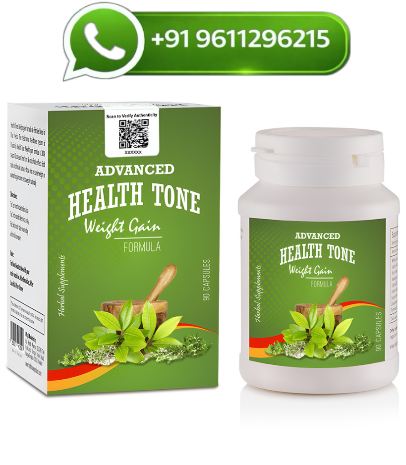 Advanced Health Tone Weight Gain Capsules 1500mg - 90 Capsules