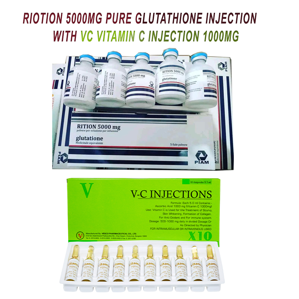 Riotion 5000mg Glutathione Injections