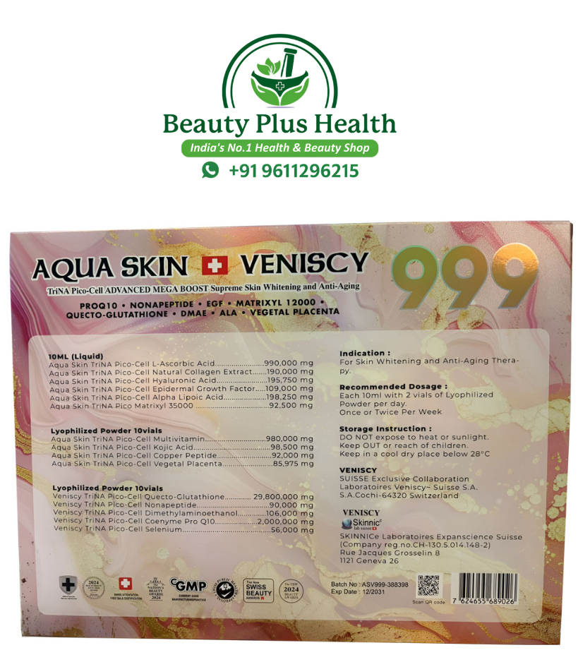 Aqua Skin Veniscy 999 Glutathione Injection