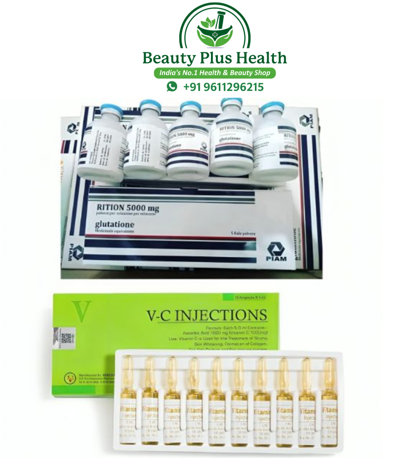 Rition 5000mg Glutathione Skin Whitening Injections
