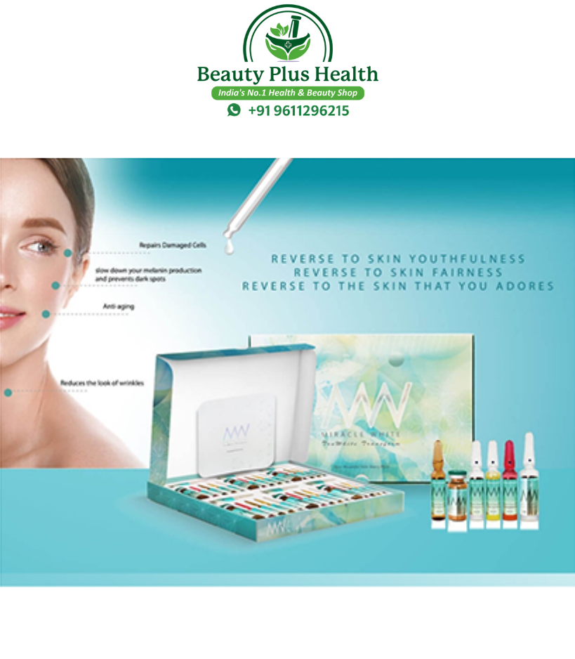 Miracle White Green Truwhite Transform 25000mg Glutathione Injections