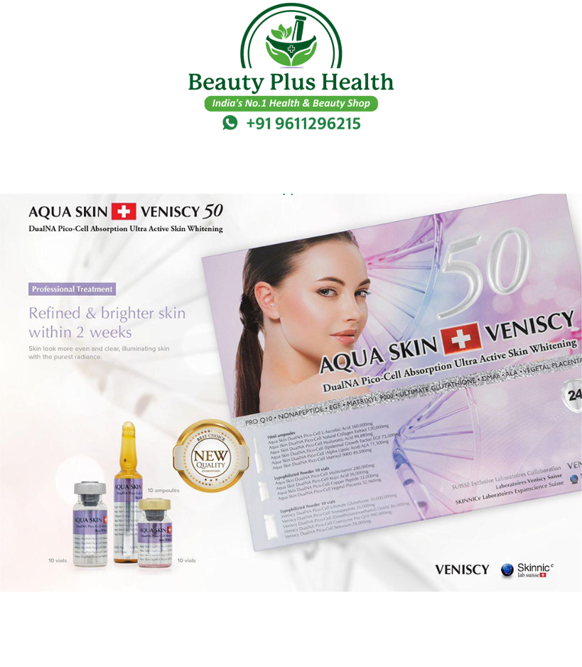 Aqua Skin Veniscy 50 DualNa Pico Cell Absorption Skin Whitening Injection