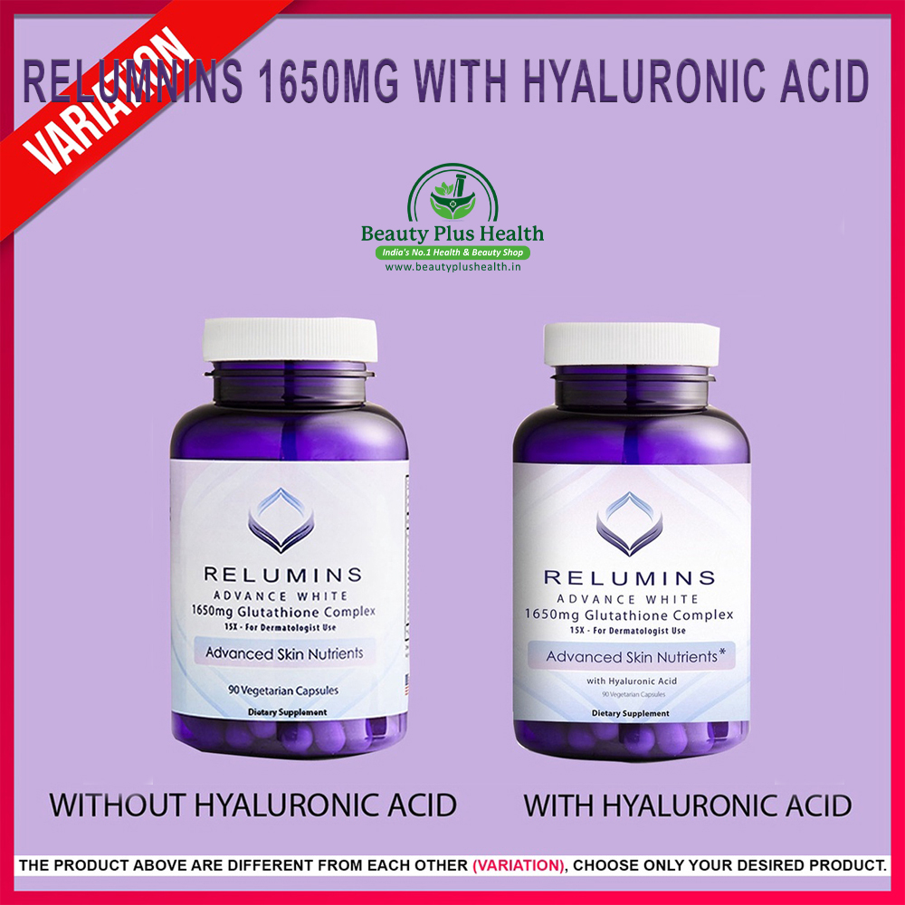 Relumins Advance White 1650mg Glutathione With Hyaluronic Acid Capsule
