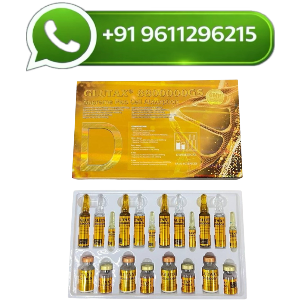 Glutax 8800000gs Supreme Pico Cell Absorption Glutathione Injection