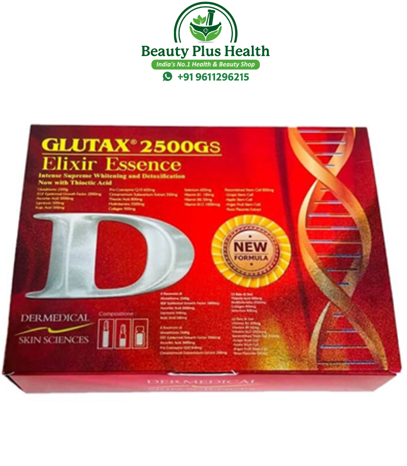 Glutax 2500gs Elixir Essence Glutathione Whitening Injections