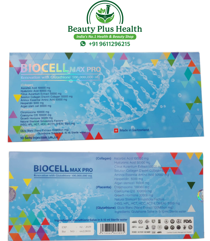 Biocell Max Pro Renovation with Glutathione Injection