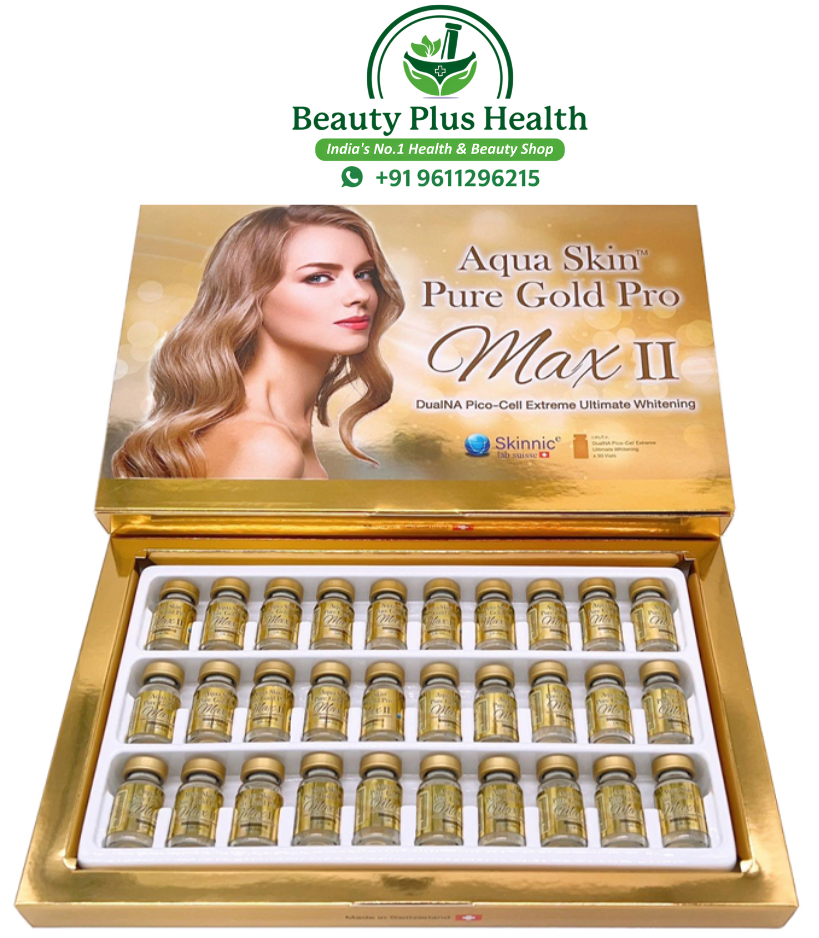 Aqua skin pure gold pro max II Glutathione Injection