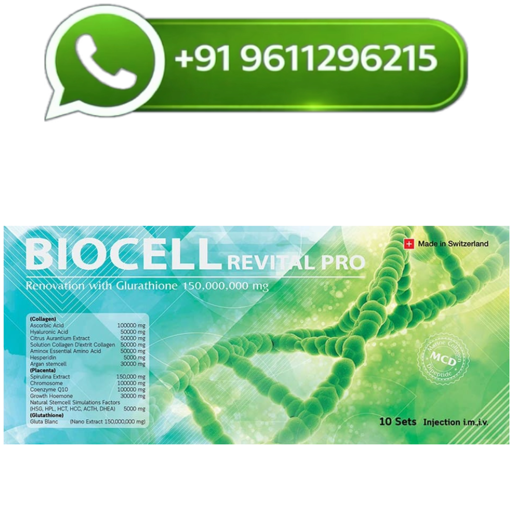 Biocell Revital Pro Renovation With Glutathione 150,000,000 mg Injection