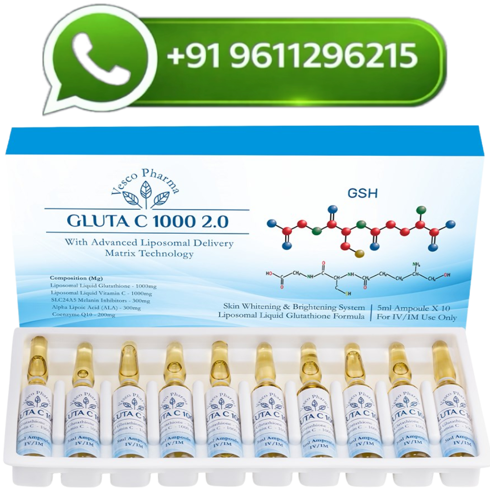 Vesco Pharma Gluta C 1000 Glutathione Skin Whitening Injection