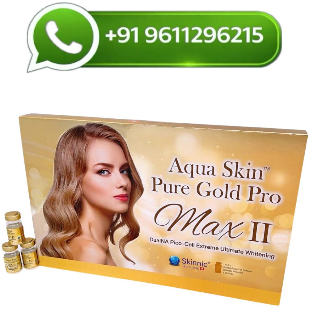 Aqua skin pure gold pro max II Glutathione Injection