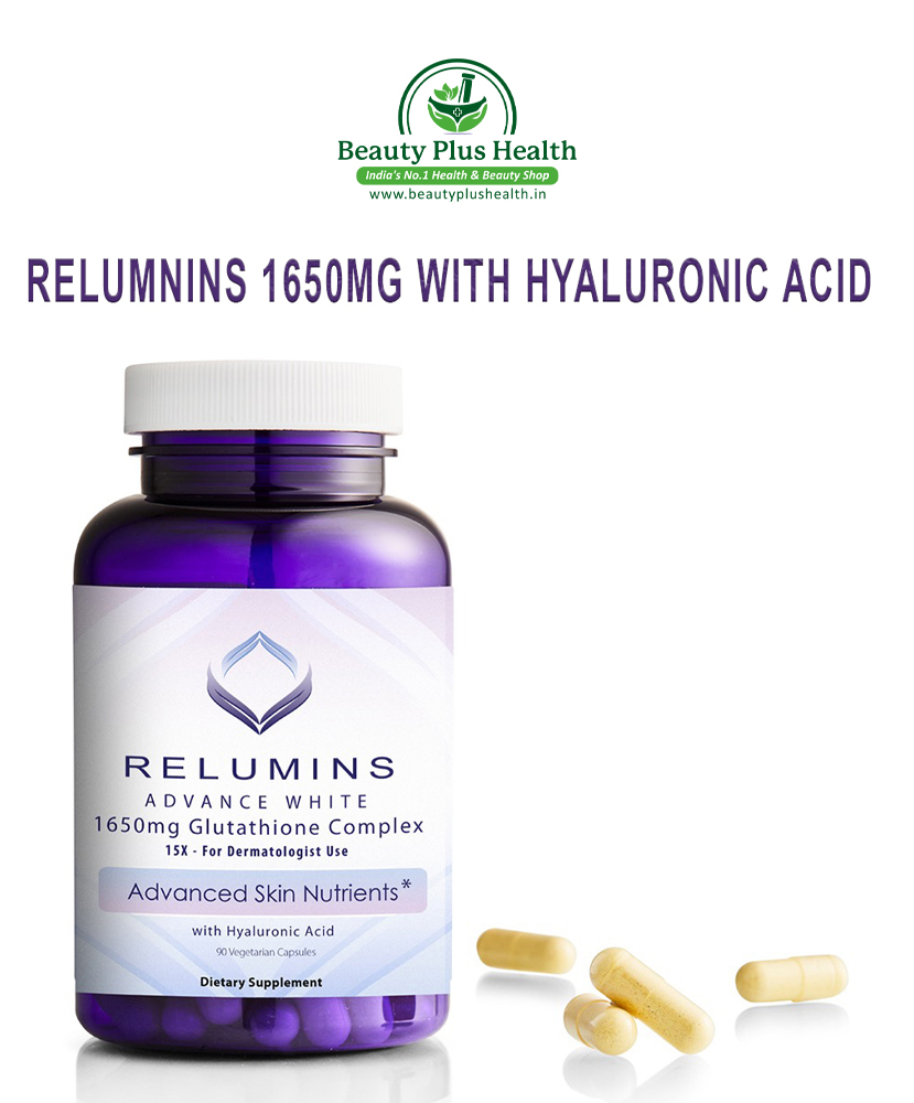 Relumins Advance White 1650mg Glutathione With Hyaluronic Acid Capsule