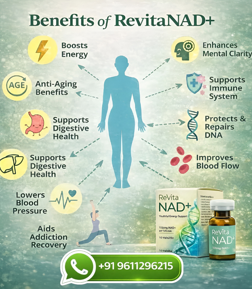 Revita NADplus 100mg Injection Subcutaneous Anti Aging Therapy
