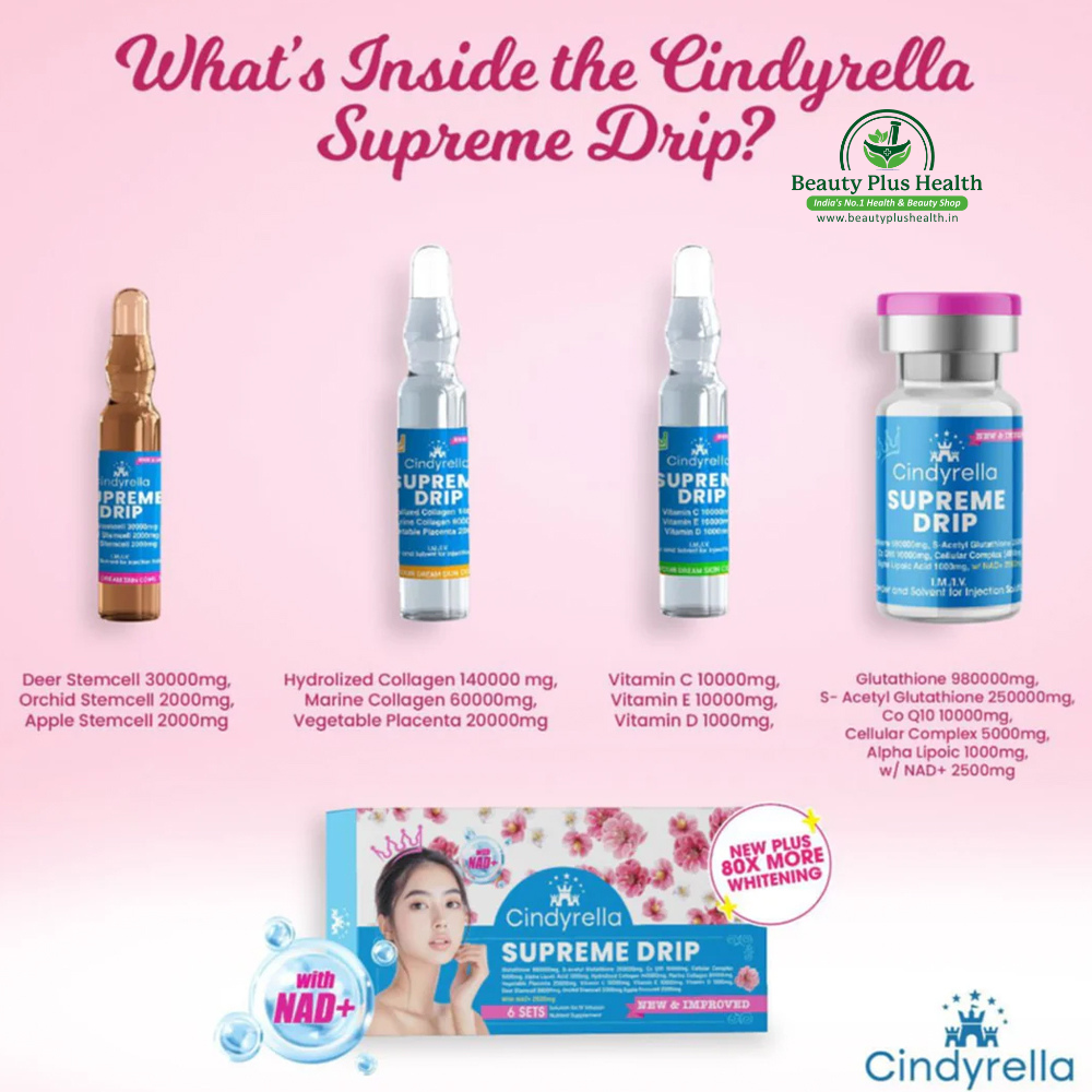 Cindyrella Supreme Drip Glutathione Injection