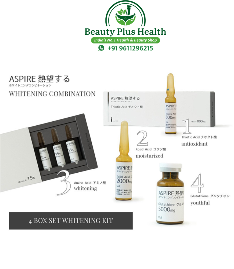 Aspire Glutathione japan 5000mg full whitening Injection
