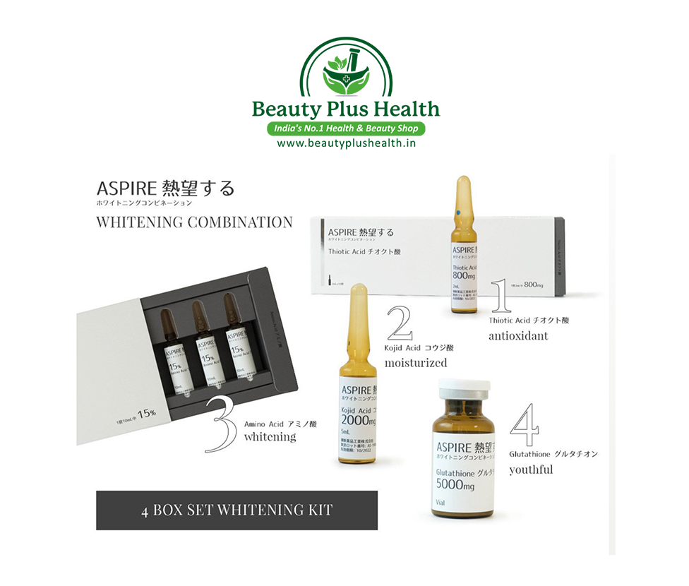 Aspire Glutathione japan 5000mg full whitening Injection