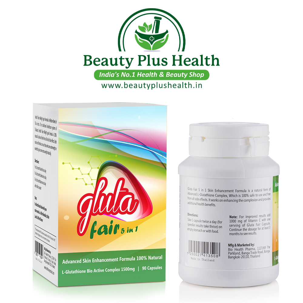 Gluta Fair 5 in 1 Glutathione Skin Whitening Pills