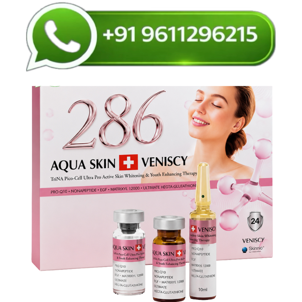Aqua Skin Veniscy 286 TriNA Pico Absorption Glutathione Injection