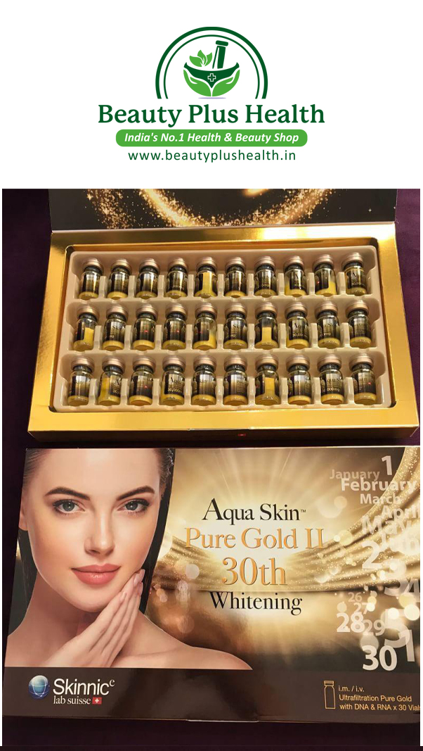 Aqua Skin Pure Gold Pro II 30th Skin Whitening Injection