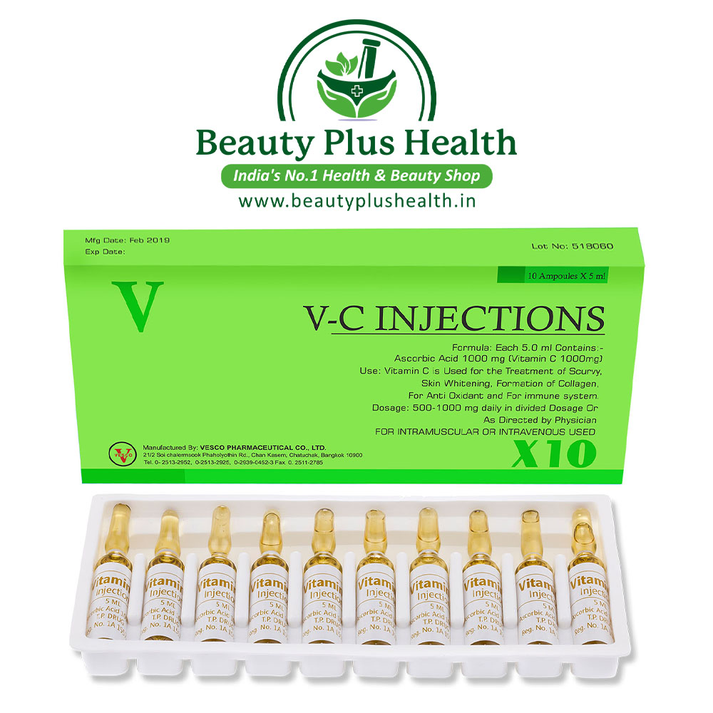 Vitamin C Injection By Vesco Pharma Ascorbic Acid 1000mg