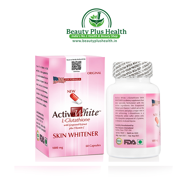 Active White L Glutathione Skin Whitening Pills