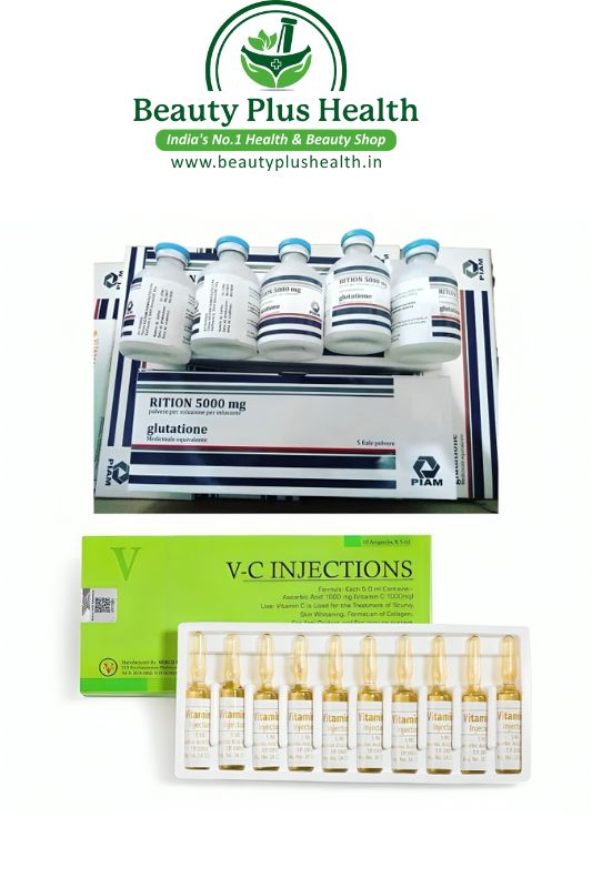 Rition 5000mg Glutathione Skin Whitening Injections