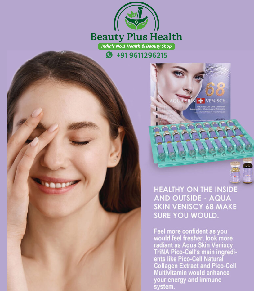Aqua Skin Veniscy 68 TriNA Pico Cell Glutathione Whitening Injection