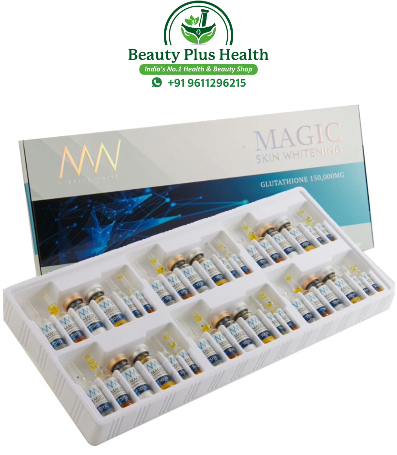 Miracle White Magic Skin Whitening 150,000mg Glutathione Injection