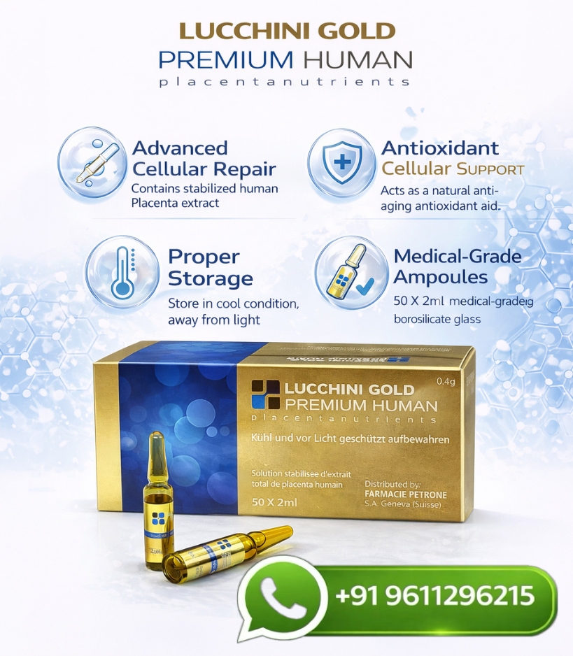 Lucchini Gold Premium Human Placenta Injection