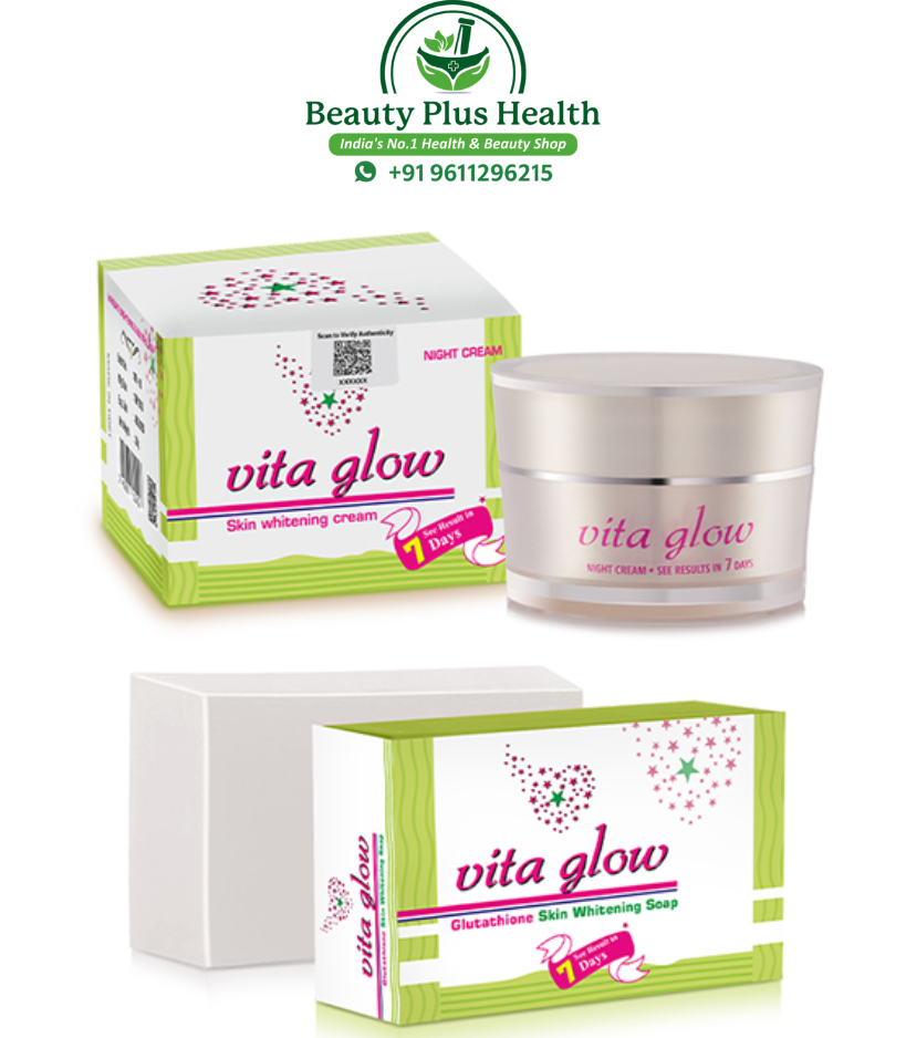 Vita Glow Glutathione Skin Whitening Cream and Soap