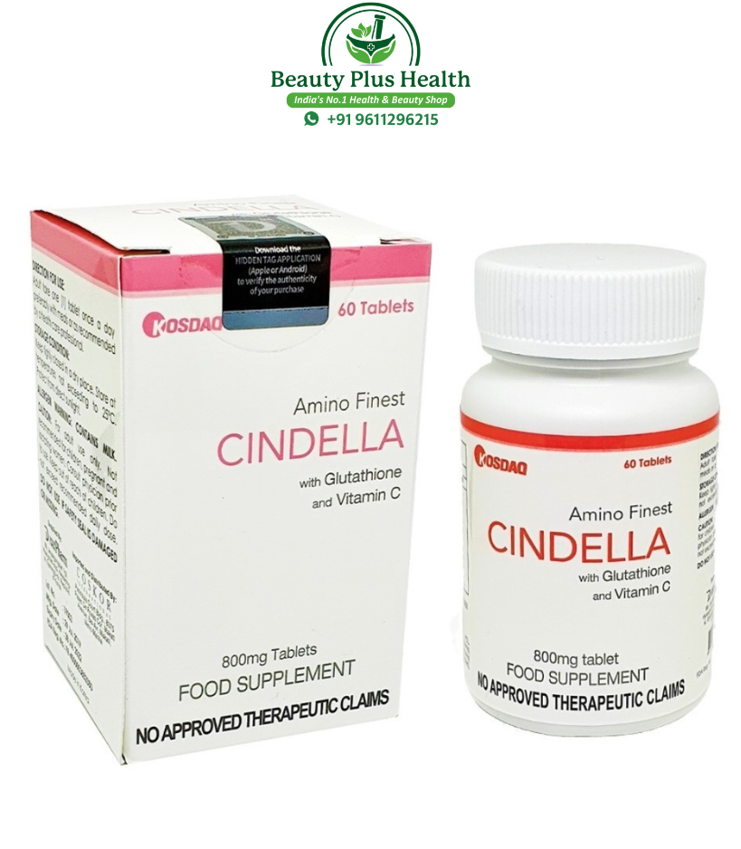 Cindella 800mg Glutathione Skin Whitening Tablets