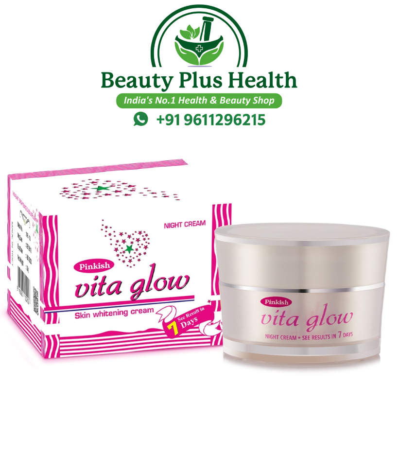 Pinkish Vita Glow Skin Whitening Night Cream
