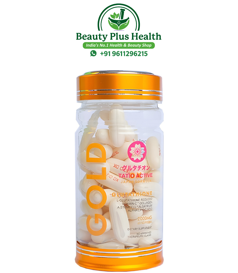 Tatio Active Gold Glutathione 2000mg Skin Whitening Softgels