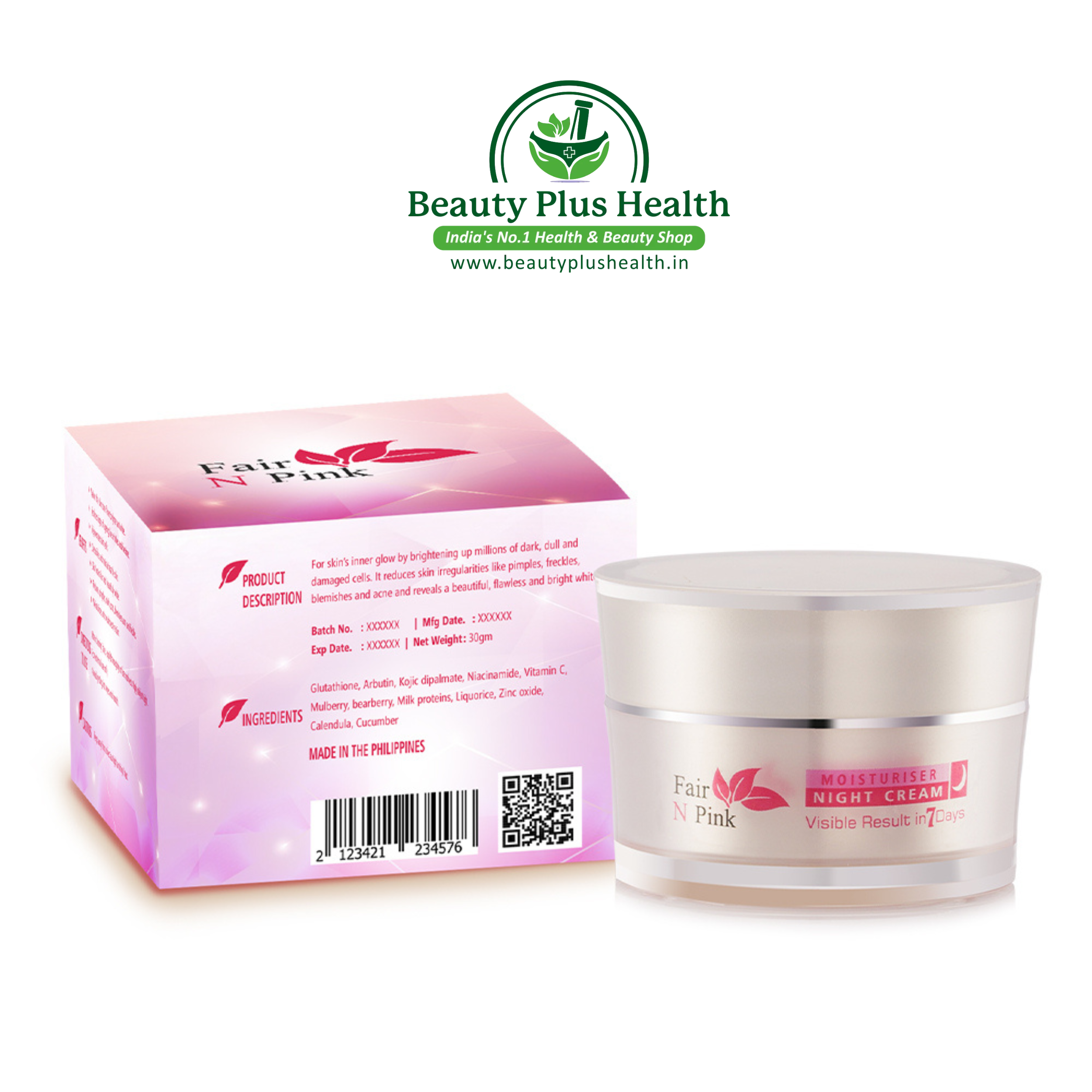 Fair N Pink Skin Whitening Cream
