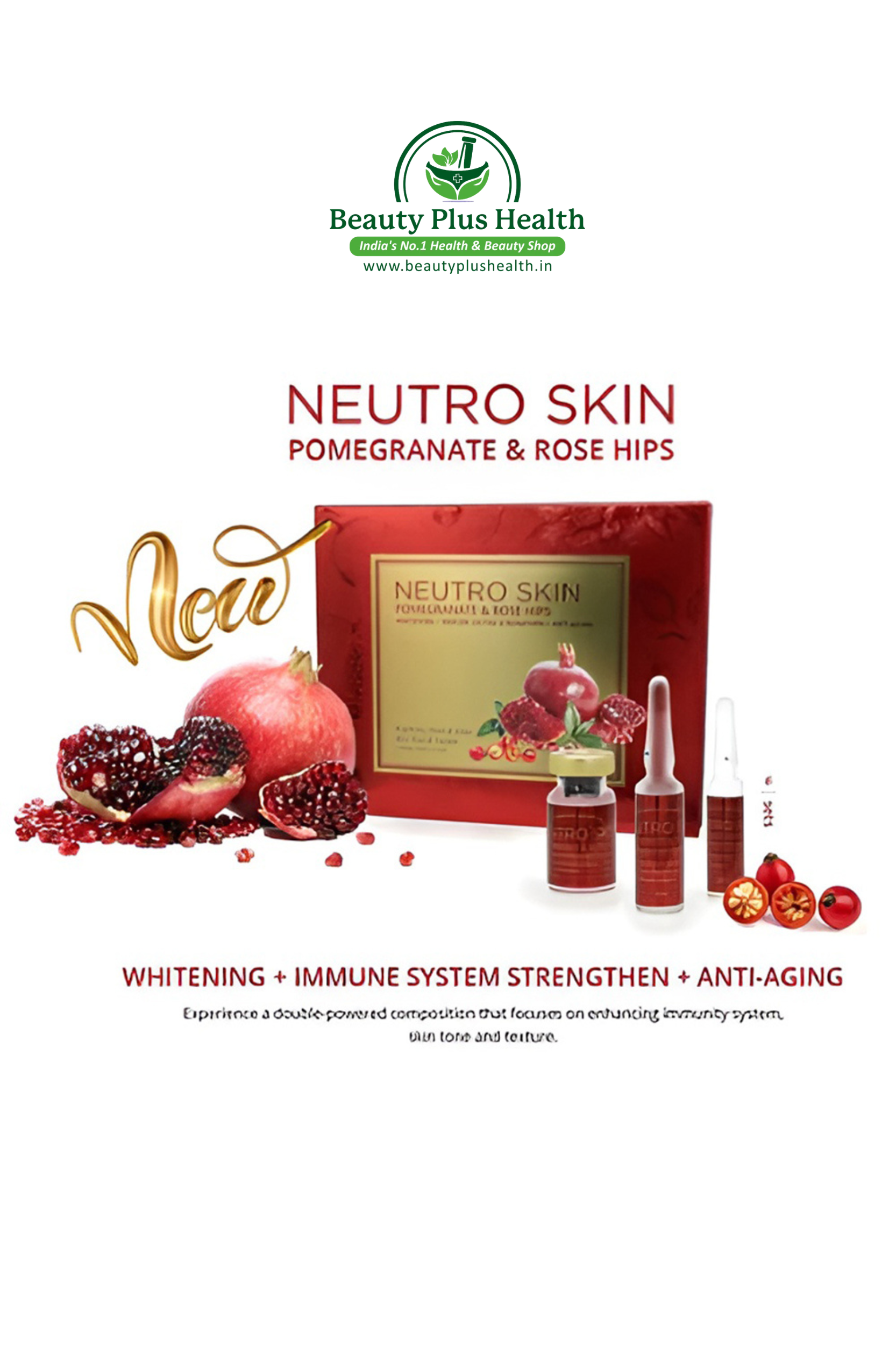 Neutro Skin Pomegranate & Rosehips Glutathione Injection