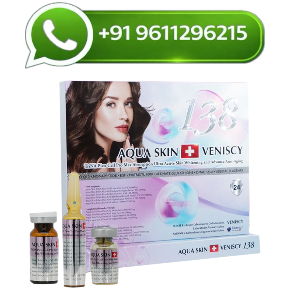 Aqua Skin Veniscy 138 TriNa Picocell Pro Max Glutathione Injection