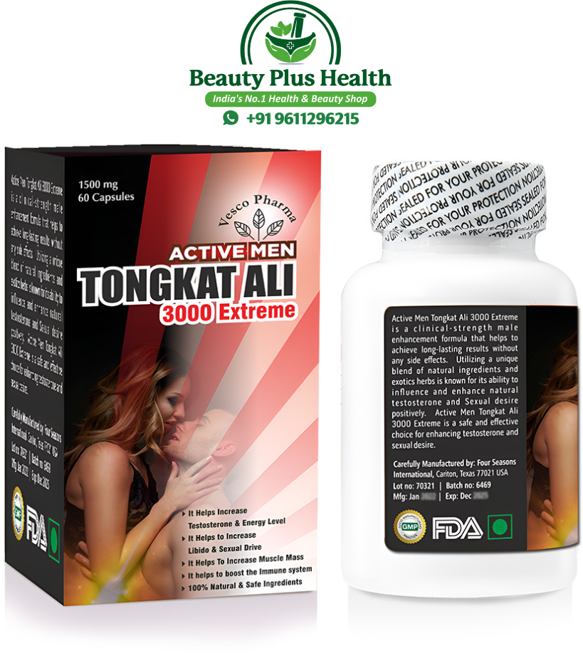 Vesco Pharma Active Men Tongkat Ali 3000 Extreme