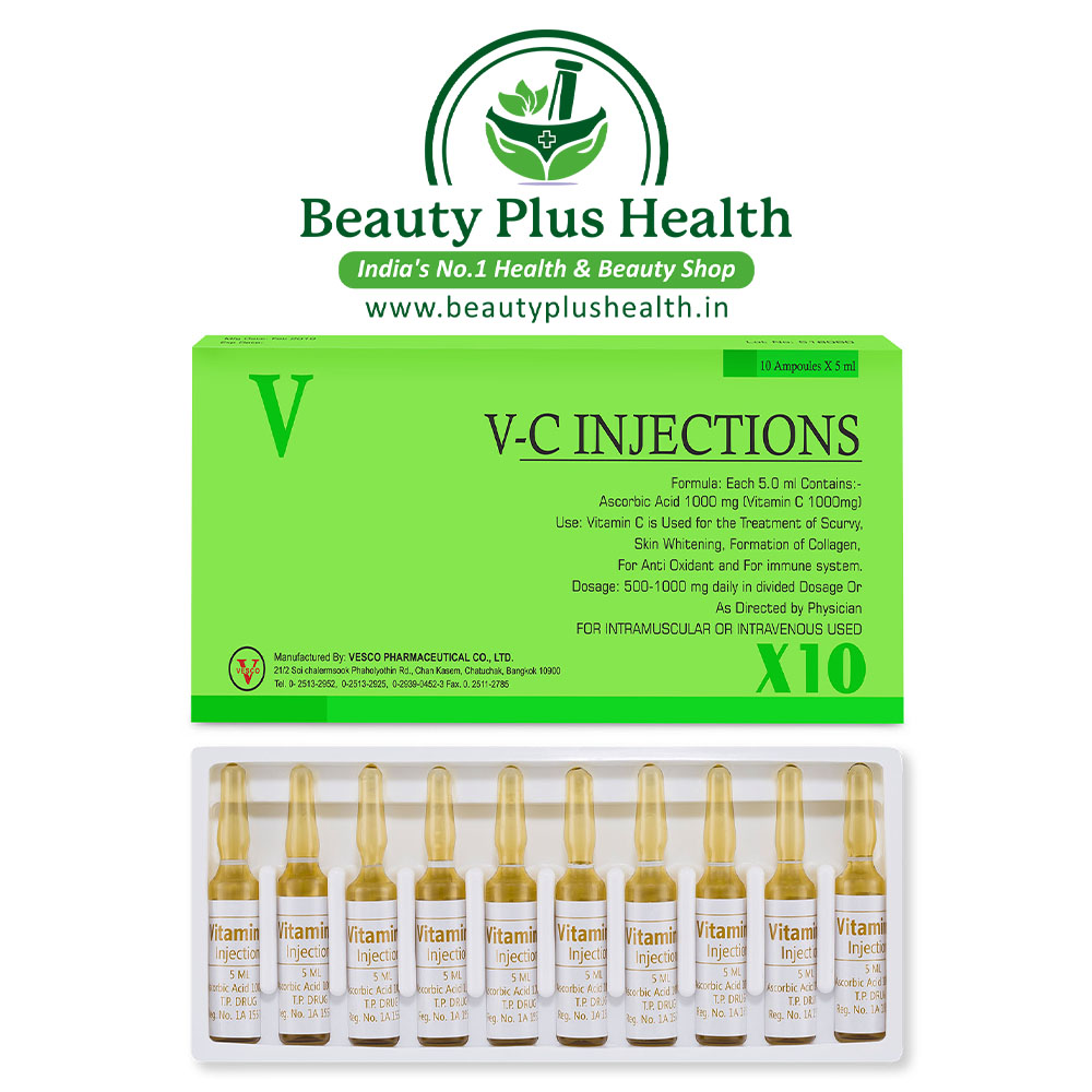 Vitamin C Injection By Vesco Pharma Ascorbic Acid 1000mg