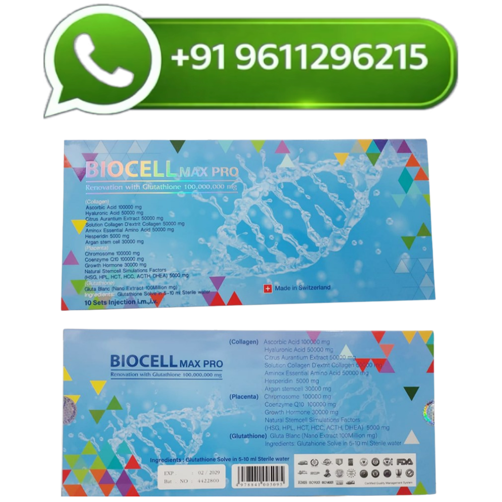 Biocell Max Pro Renovation with Glutathione Injection