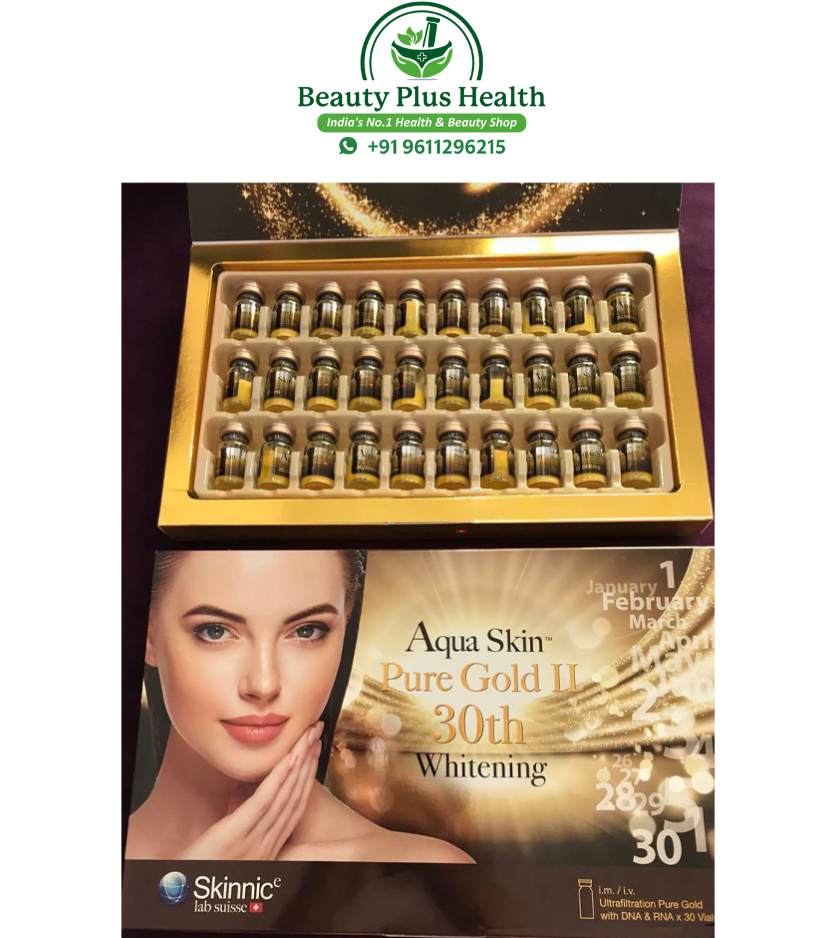 Aqua Skin Pure Gold Pro II 30th Skin Whitening Injection