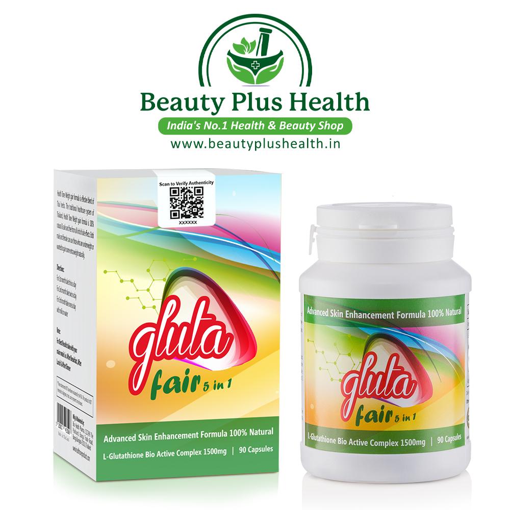 Gluta Fair 5 in 1 Glutathione Skin Whitening Pills