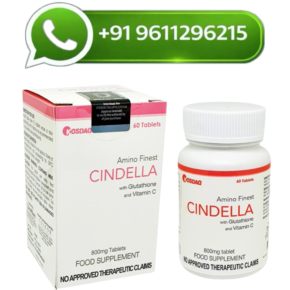 Cindella 800mg Glutathione Skin Whitening Tablets