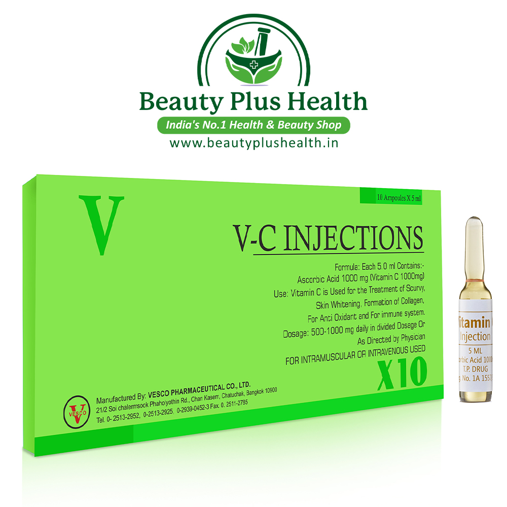 Vitamin C Injection By Vesco Pharma Ascorbic Acid 1000mg